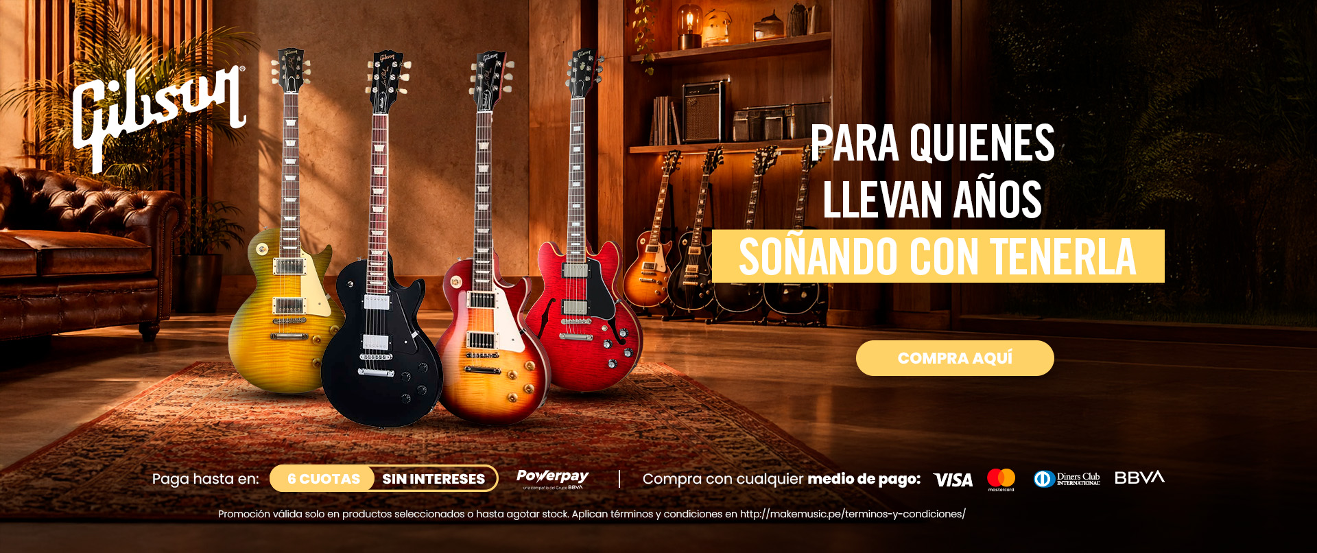 Gibson: para quienes llevan años soñando con tenerla