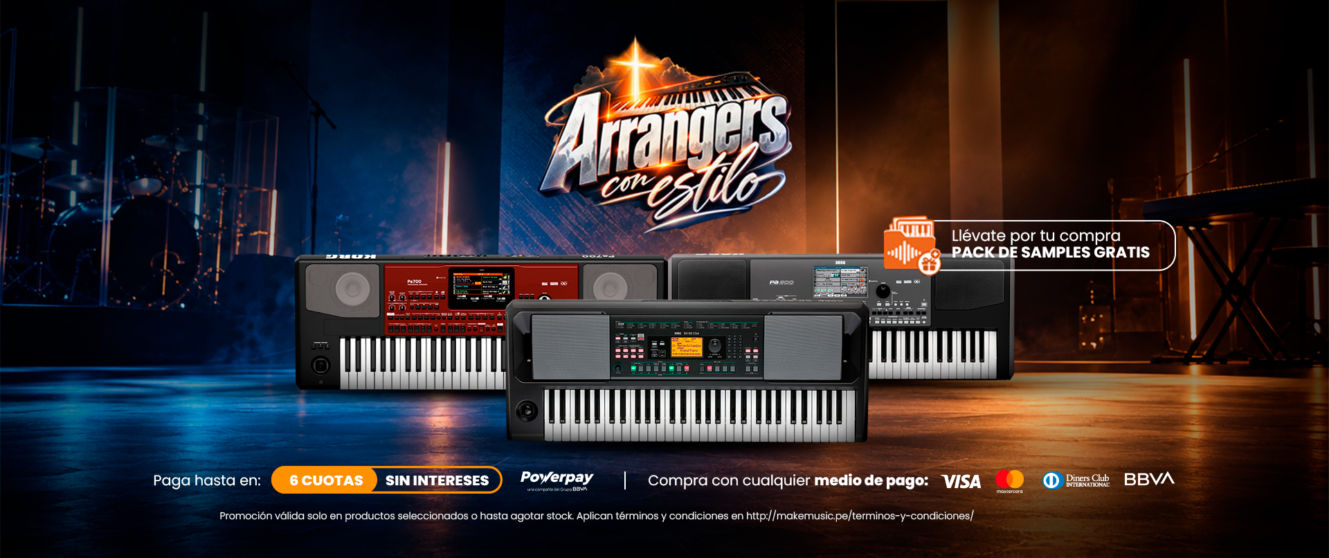 Arrangers con estilo: teclados arreglistas profesionales